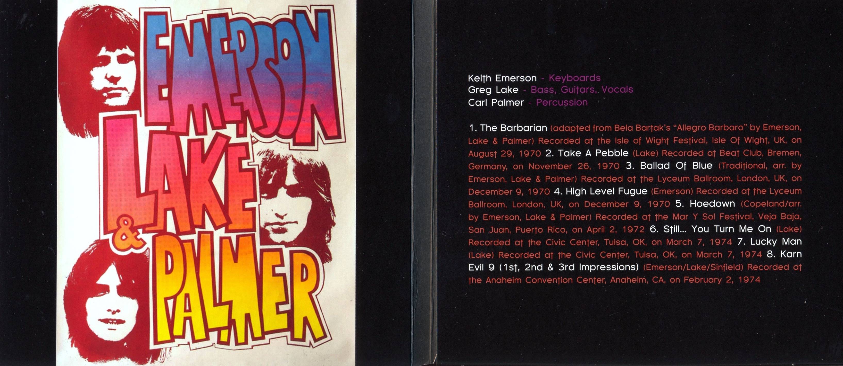 Emerson, Lake and Palmer A Time and A Place [digipack01 2]